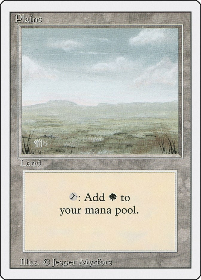 Image for Plains (C) (295) (Revised Edition) - Magic: The Gathering