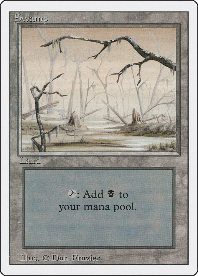 Image for Swamp (B) (301) (Revised Edition) - Magic: The Gathering