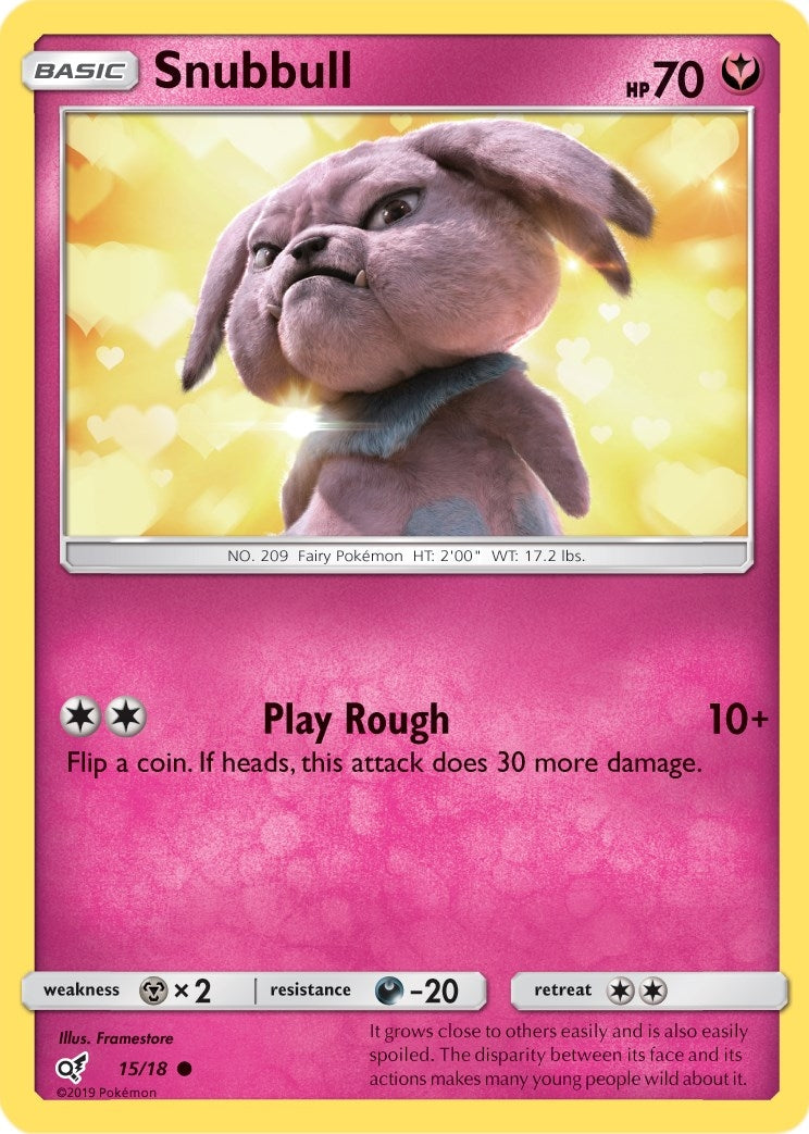Image for Snubbull (Holo Common) (15/18) (Detective Pikachu) - Pokemon