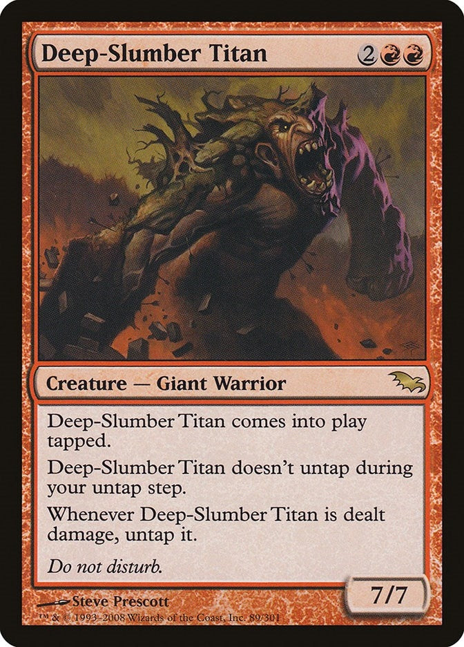 Image for Deep-Slumber Titan (89) (Shadowmoor) - Magic: The Gathering