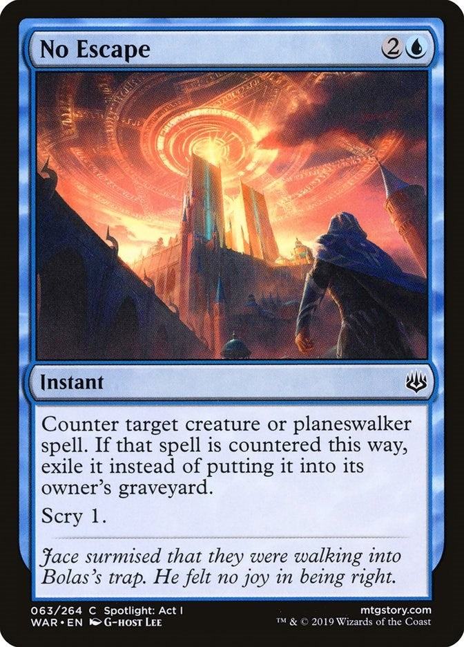 Image for No Escape (63) (War of the Spark) - Magic: The Gathering