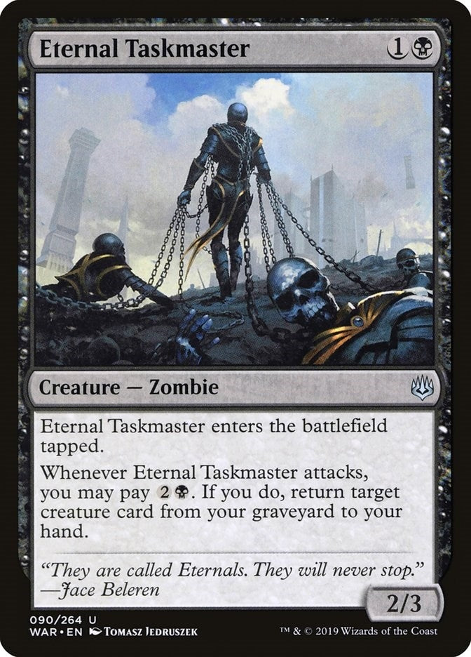 Image for Eternal Taskmaster (90) (War of the Spark) - Magic: The Gathering