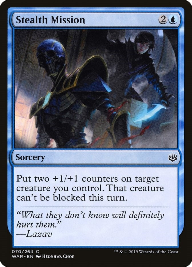 Image for Stealth Mission (70) (War of the Spark) - Magic: The Gathering