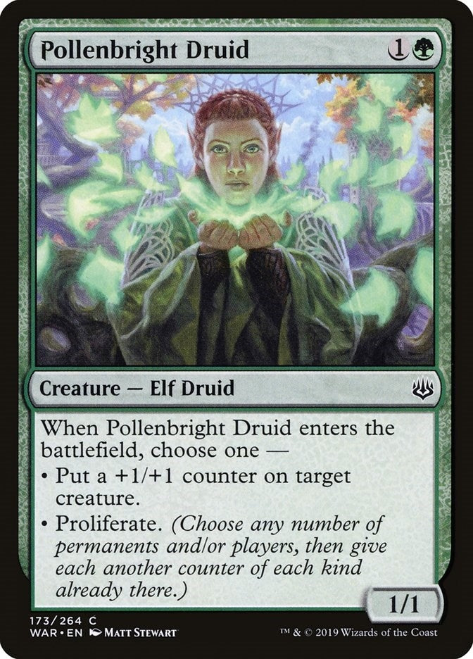 Image for Pollenbright Druid (173) (War of the Spark) - Magic: The Gathering