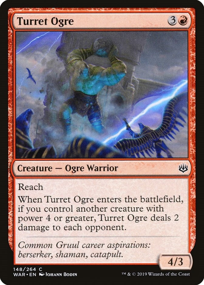 Image for Turret Ogre (148) (War of the Spark) - Magic: The Gathering