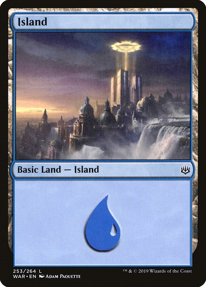 Image for Island (253) (253) (War of the Spark) - Magic: The Gathering