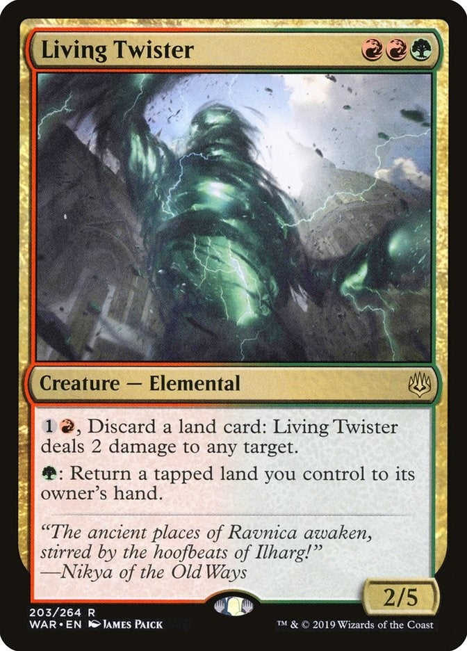 Image for Living Twister (203) (War of the Spark) - Magic: The Gathering