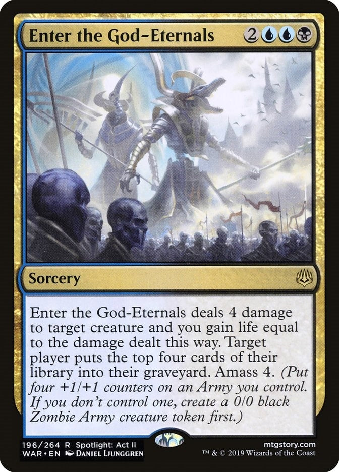 Image for Enter the God-Eternals (196) (War of the Spark) - Magic: The Gathering