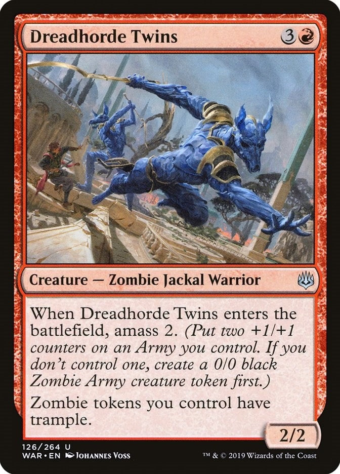 Image for Dreadhorde Twins (126) (War of the Spark) - Magic: The Gathering