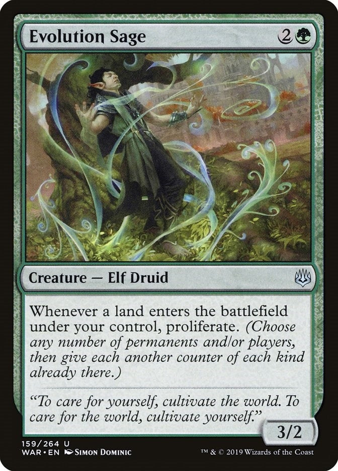 Image for Evolution Sage (159) (War of the Spark) - Magic: The Gathering