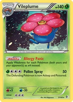 Image for Vileplume - 3/149 (BW Boundaries Crossed) (003/149) (Deck Exclusives) - Pokemon