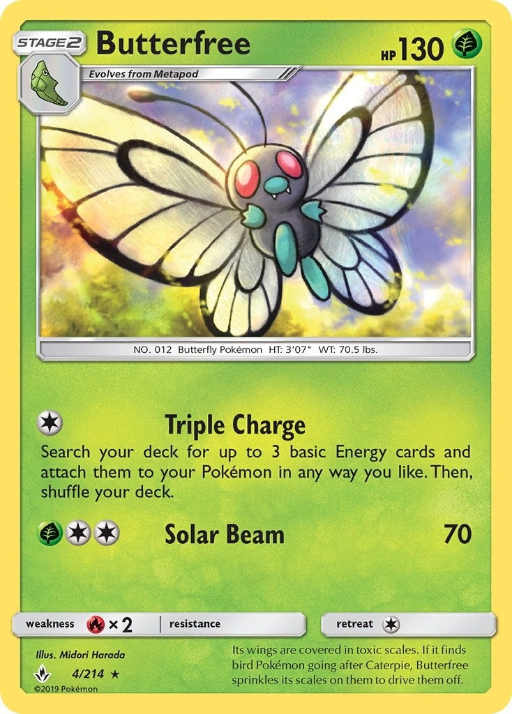 Image for Butterfree (4/214) (SM - Unbroken Bonds) - Pokemon