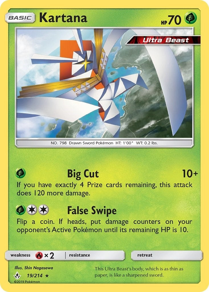 Image for Kartana (19/214) (SM - Unbroken Bonds) - Pokemon