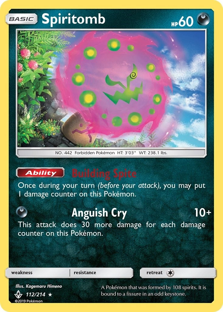 Image for Spiritomb (112/214) (SM - Unbroken Bonds) - Pokemon