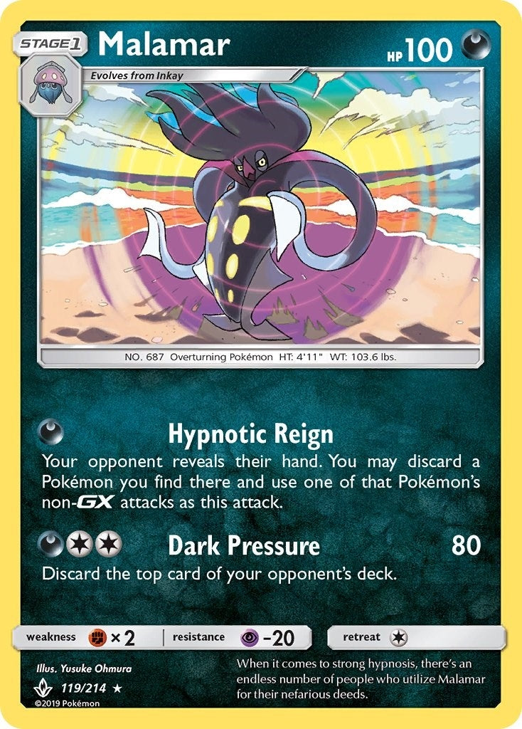 Image for Malamar (119/214) (SM - Unbroken Bonds) - Pokemon