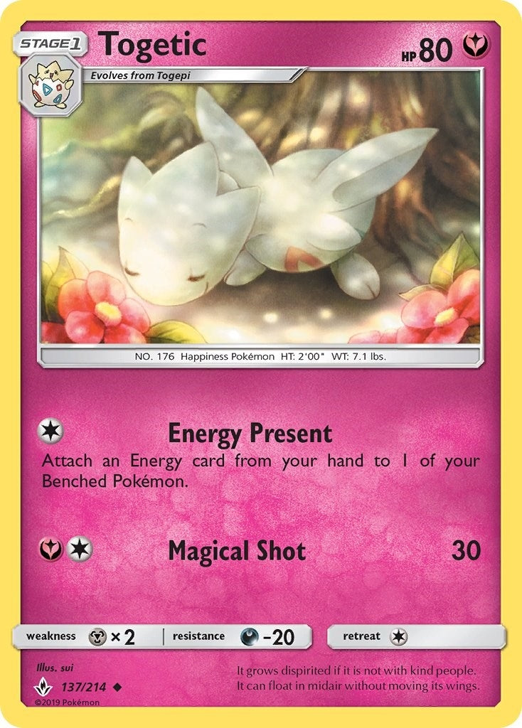 Image for Togetic (137/214) (SM - Unbroken Bonds) - Pokemon