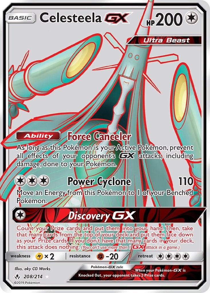 Image for Celesteela GX (Full Art) (208/214) (SM - Unbroken Bonds) - Pokemon
