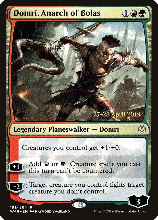 Image for Domri, Anarch of Bolas (191) (Prerelease Cards) - Magic: The Gathering