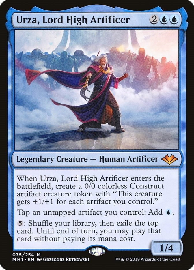 Image for Urza, Lord High Artificer (75) (Modern Horizons) - Magic: The Gathering