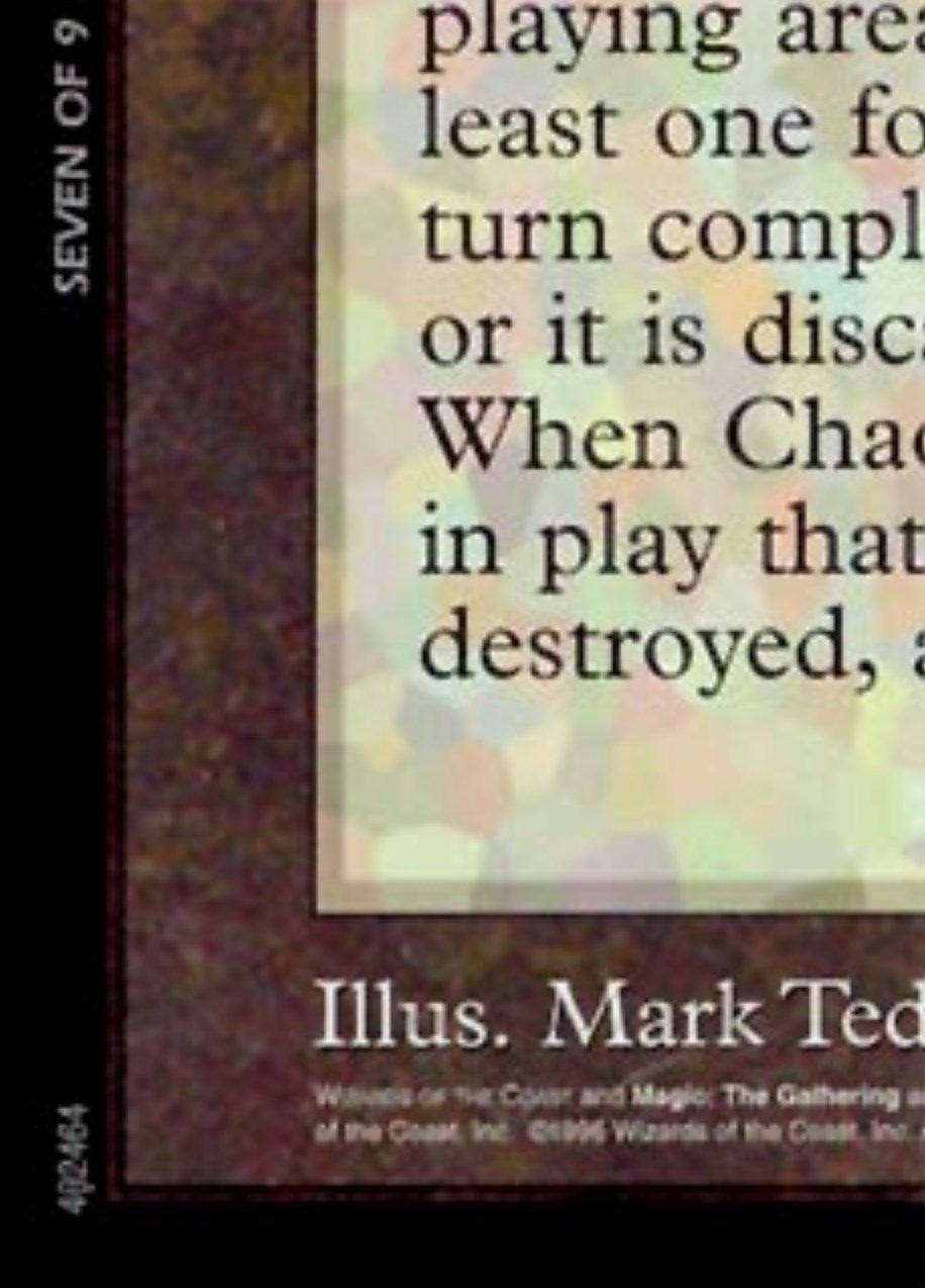 Image for Chaos Orb (7 of 9) (Ultra Pro Puzzle Quest) (1) (Media Promos) - Magic: The Gathering