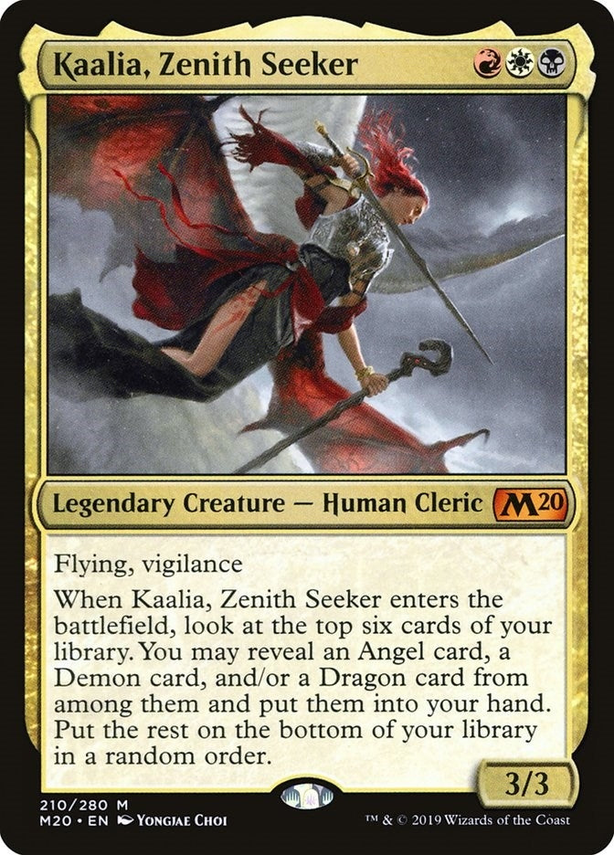 Image for Kaalia, Zenith Seeker (210) (Core Set 2020) - Magic: The Gathering
