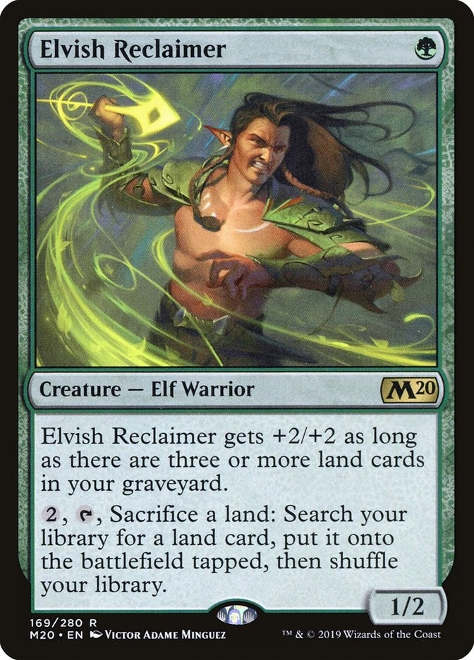 Image for Elvish Reclaimer (169) (Core Set 2020) - Magic: The Gathering