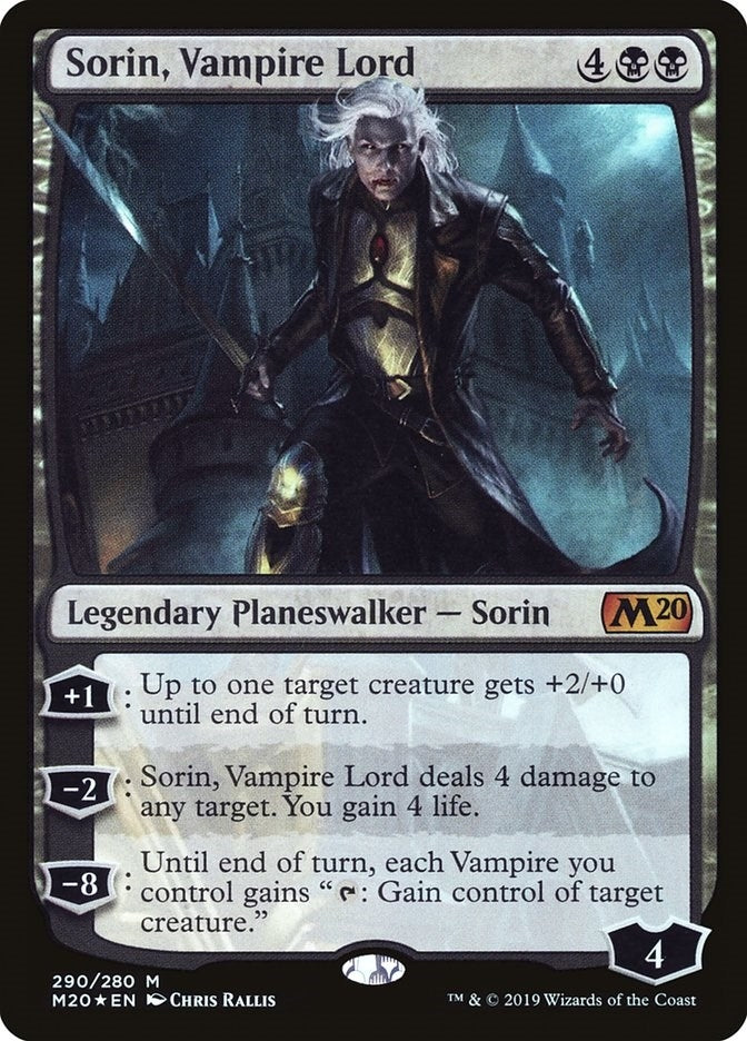 Image for Sorin, Vampire Lord (290) (Core Set 2020) - Magic: The Gathering