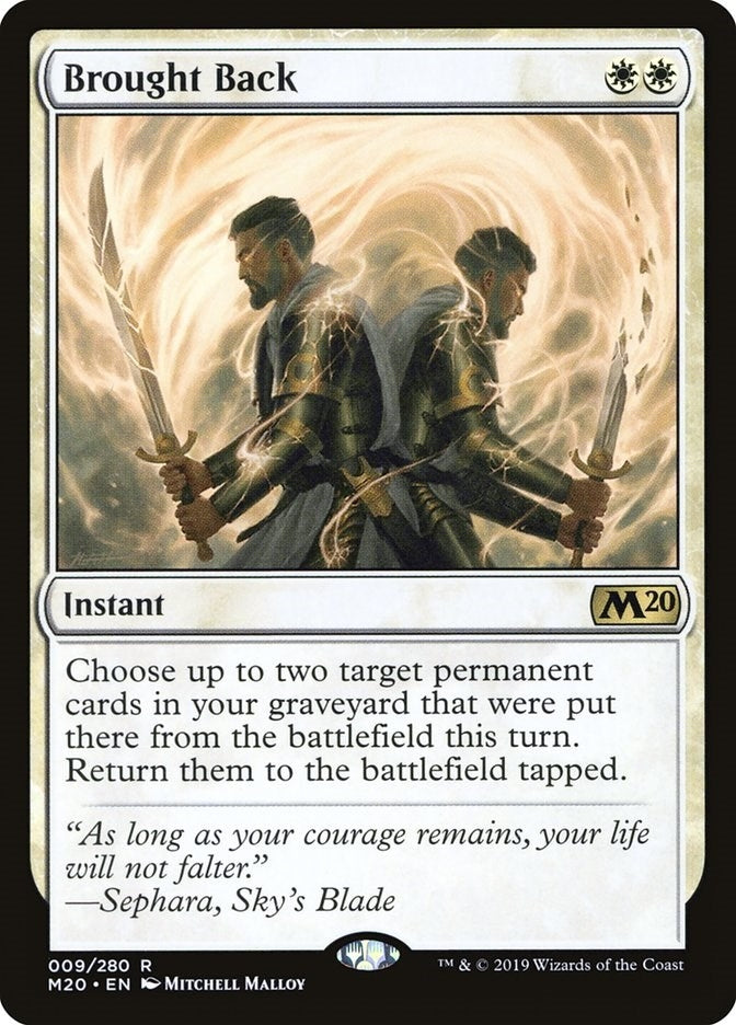 Image for Brought Back (9) (Core Set 2020) - Magic: The Gathering