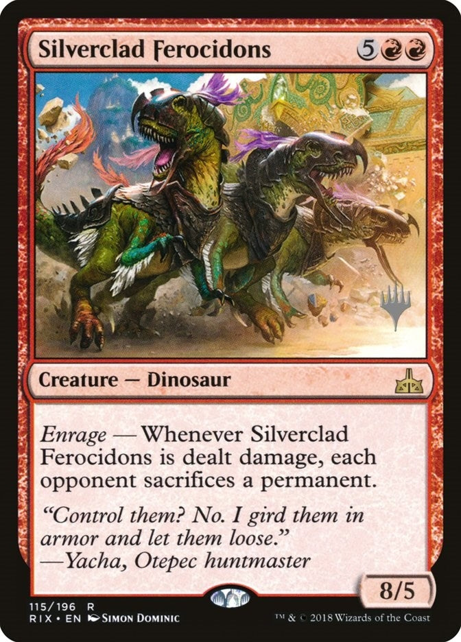 Image for Silverclad Ferocidons (115) (Promo Pack: Core Set 2020) - Magic: The Gathering