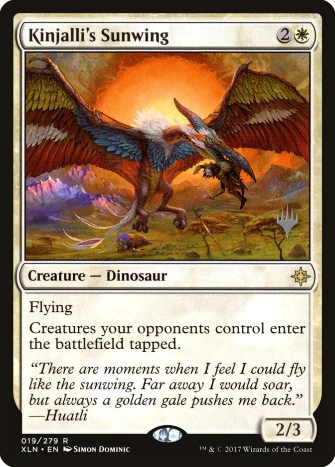 Image for Kinjalli's Sunwing (19) (Promo Pack: Core Set 2020) - Magic: The Gathering