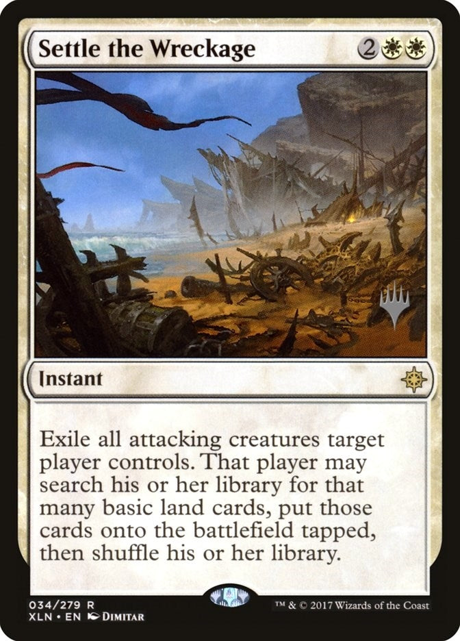 Image for Settle the Wreckage (34) (Promo Pack: Core Set 2020) - Magic: The Gathering