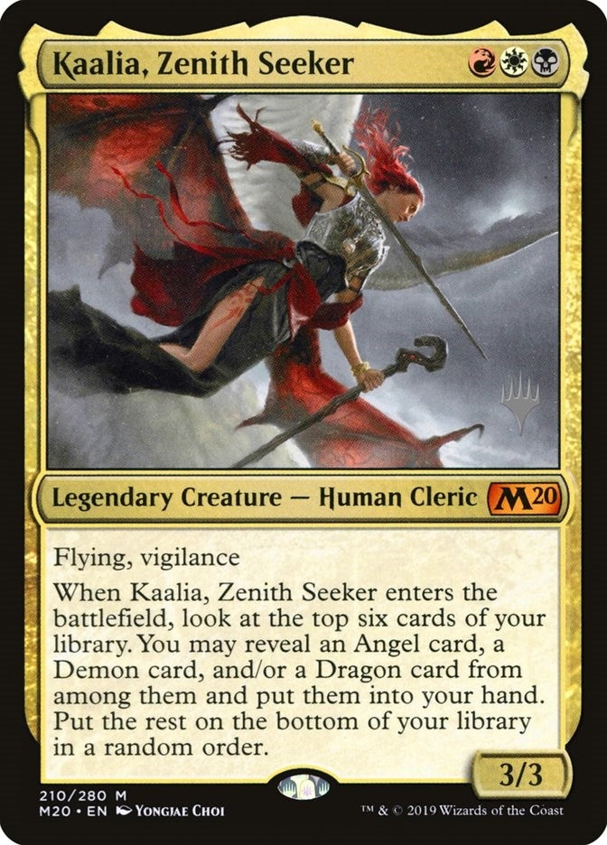 Image for Kaalia, Zenith Seeker (210) (Promo Pack: Core Set 2020) - Magic: The Gathering