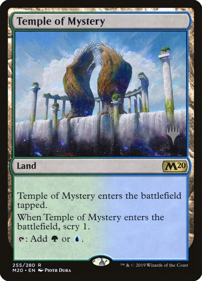 Image for Temple of Mystery (255) (Promo Pack: Core Set 2020) - Magic: The Gathering