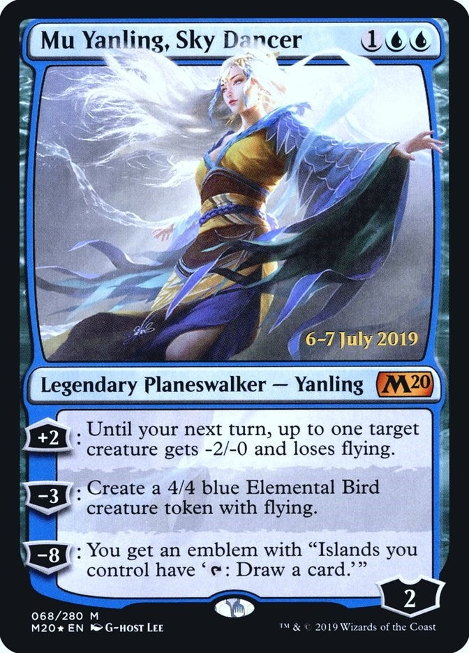 Image for Mu Yanling, Sky Dancer (68) (Prerelease Cards) - Magic: The Gathering