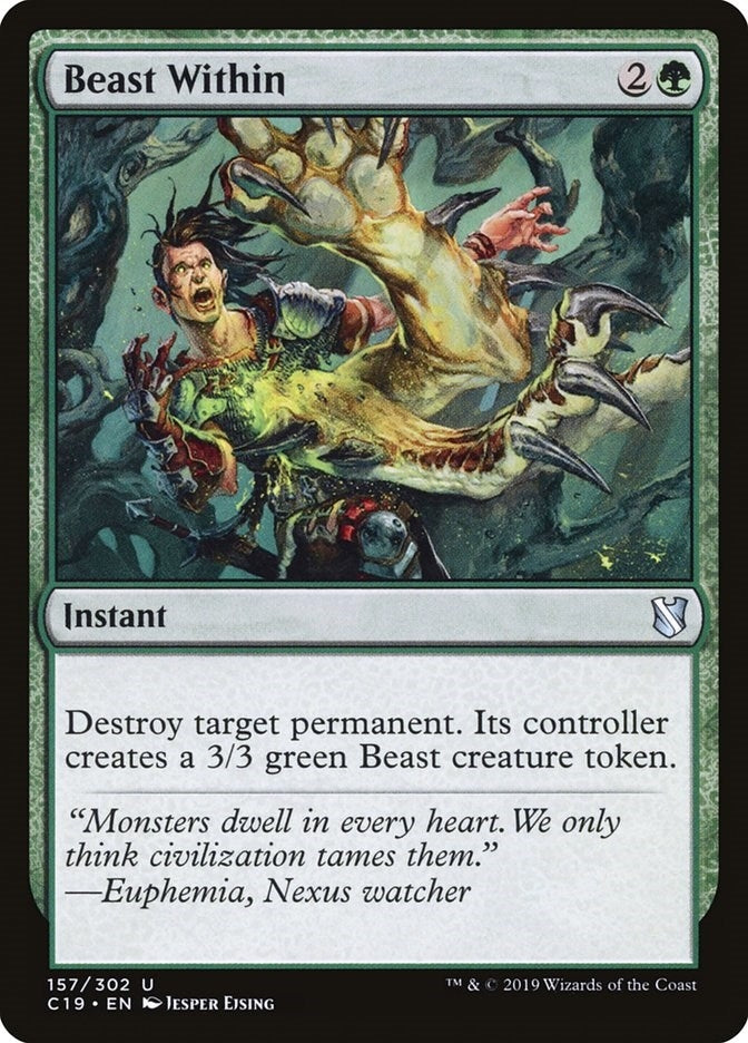 Image for Beast Within (157) (Commander 2019) - Magic: The Gathering