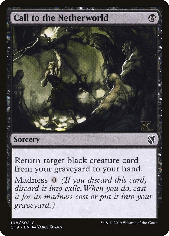 Image for Call to the Netherworld (108) (Commander 2019) - Magic: The Gathering