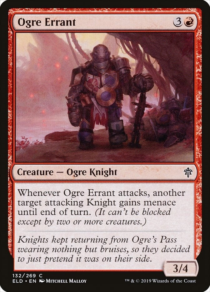 Image for Ogre Errant (132) (Throne of Eldraine) - Magic: The Gathering