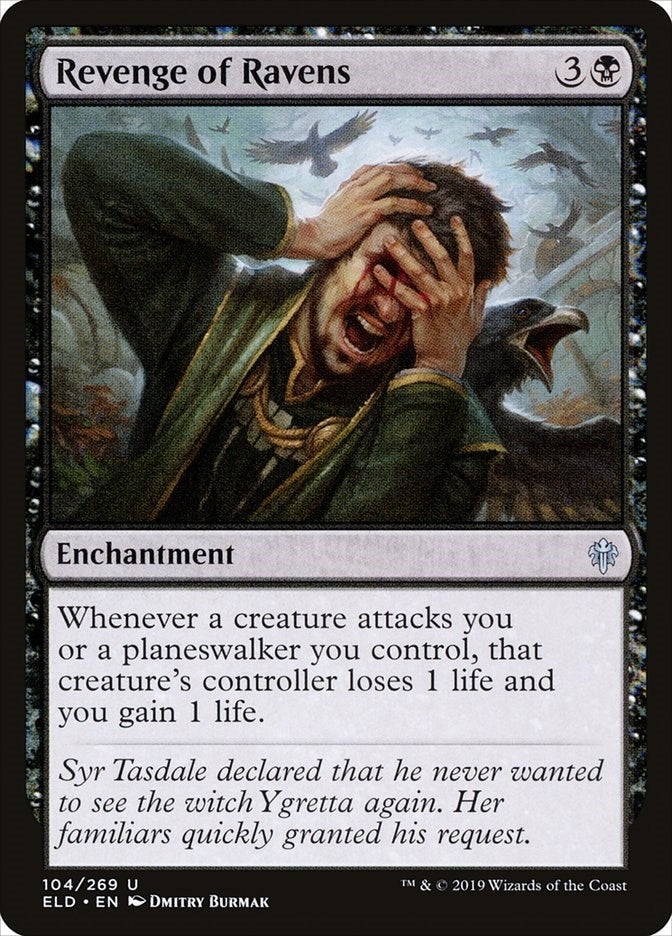 Image for Revenge of Ravens (104) (Throne of Eldraine) - Magic: The Gathering