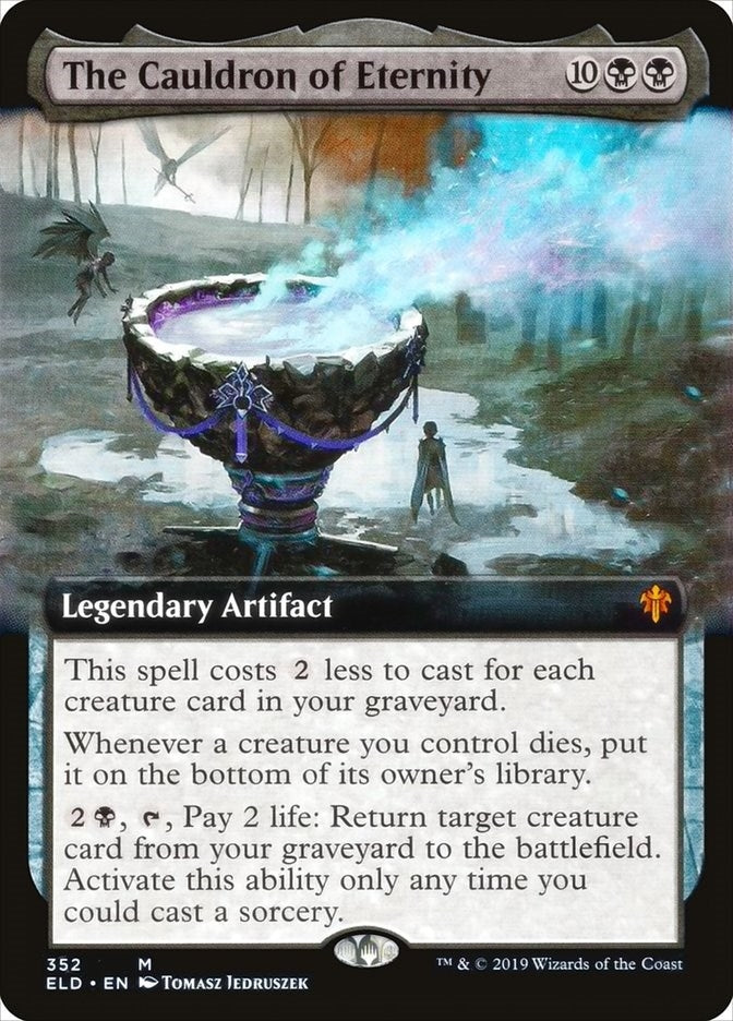 Image for The Cauldron of Eternity (Extended Art) (352) (Throne of Eldraine) - Magic: The Gathering
