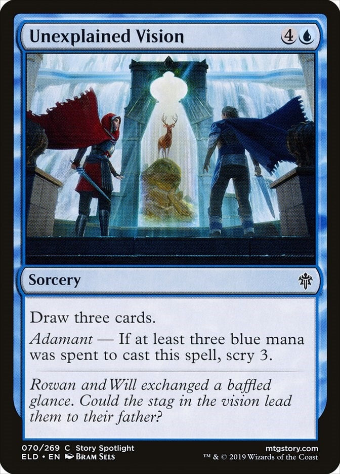 Image for Unexplained Vision (70) (Throne of Eldraine) - Magic: The Gathering