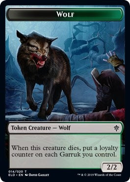 Image for Wolf Token (14) (Throne of Eldraine) - Magic: The Gathering