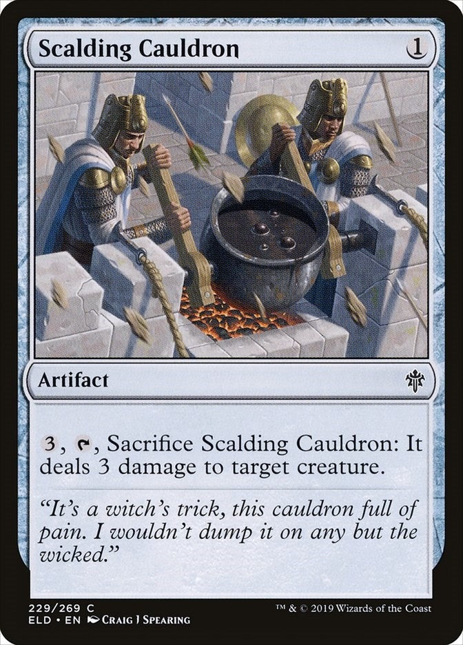 Image for Scalding Cauldron (229) (Throne of Eldraine) - Magic: The Gathering