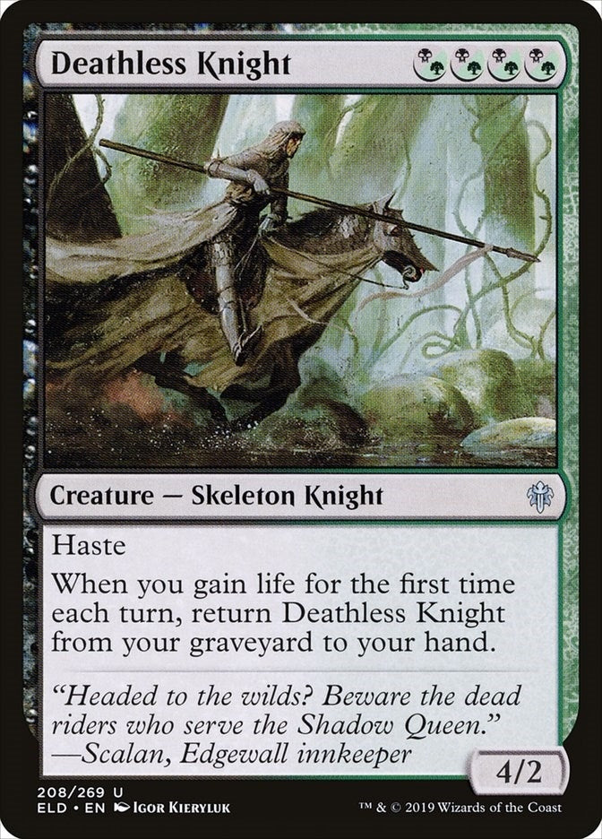 Image for Deathless Knight (208) (Throne of Eldraine) - Magic: The Gathering