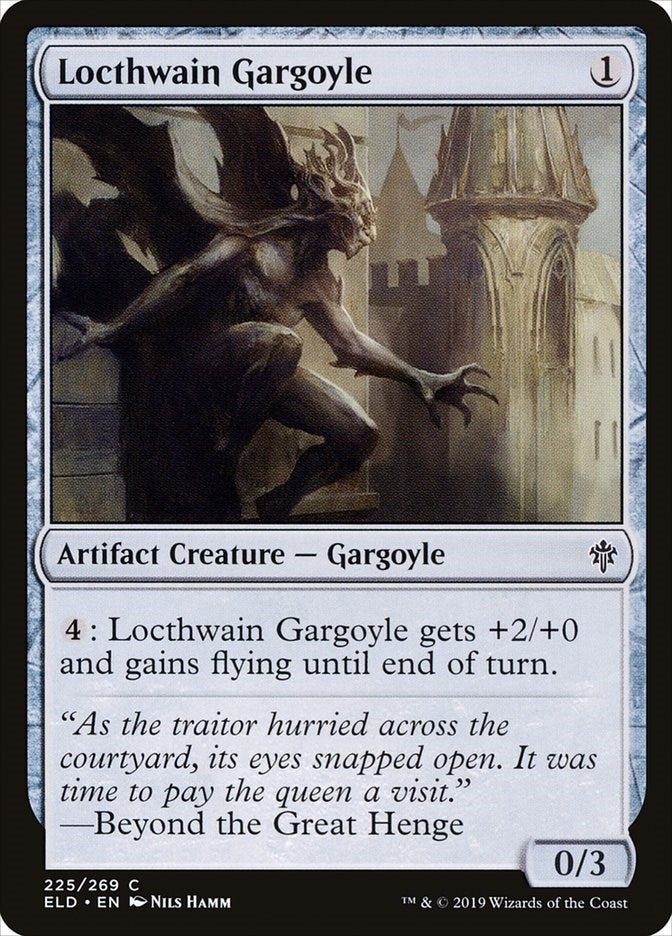 Image for Locthwain Gargoyle (225) (Throne of Eldraine) - Magic: The Gathering