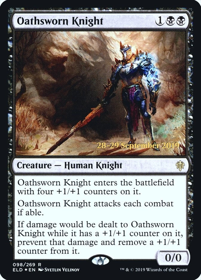 Image for Oathsworn Knight (98) (Prerelease Cards) - Magic: The Gathering