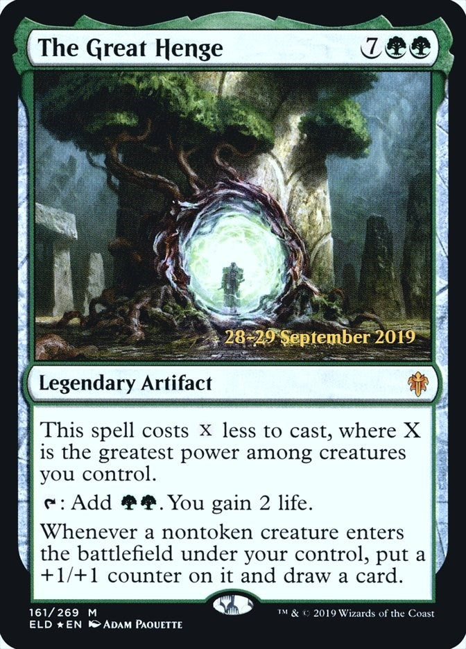 Image for The Great Henge (161) (Prerelease Cards) - Magic: The Gathering