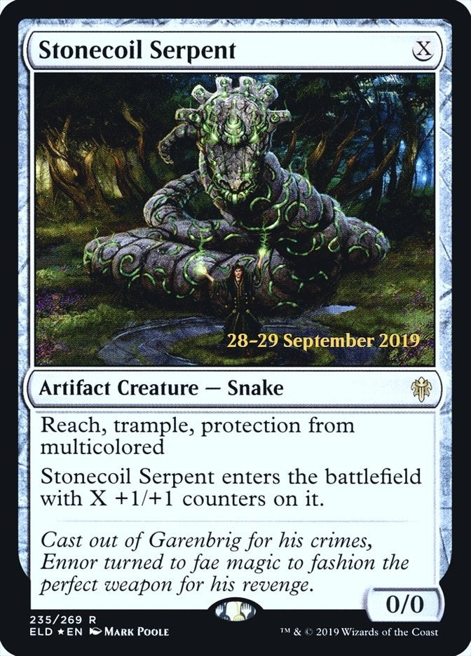 Image for Stonecoil Serpent (235) (Prerelease Cards) - Magic: The Gathering