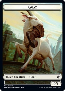 Image for Goat // Food (017) Double-Sided Token (1 // 16) (Throne of Eldraine) - Magic: The Gathering