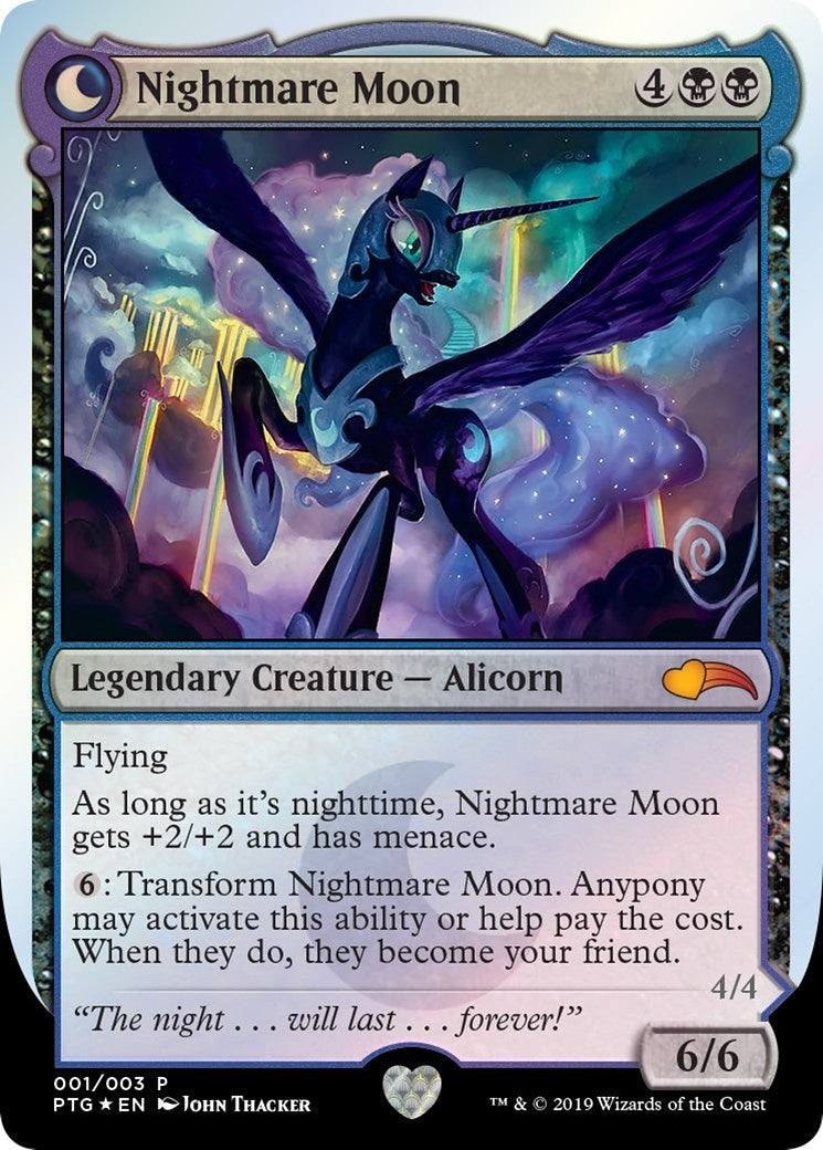 Image for Nightmare Moon // Princess Luna (1) (Ponies: The Galloping) - Magic: The Gathering