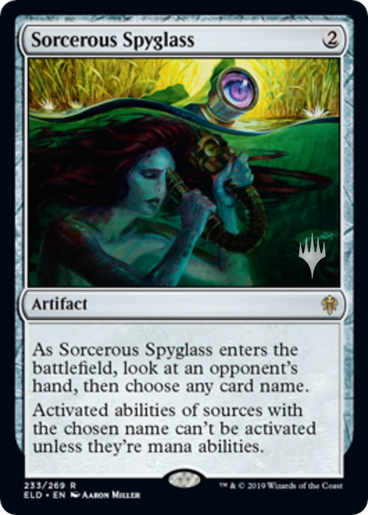 Image for Sorcerous Spyglass (233) (Promo Pack: Throne of Eldraine) - Magic: The Gathering